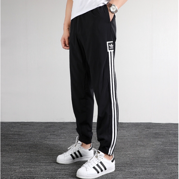 all white adidas sweatpants