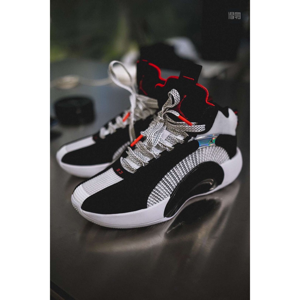 Air Jordan 35 Dna Pf Black And White Red Aj35 Men S Basketball Shoes Casual Sports Shoes Cq4228 001 Shopee Singapore