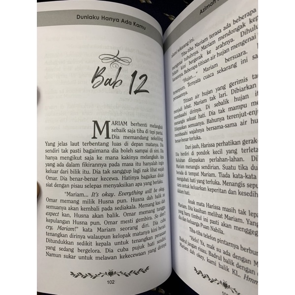Duniaku Hanya Ada Kamu By Azimah Lily Novel Shopee Singapore
