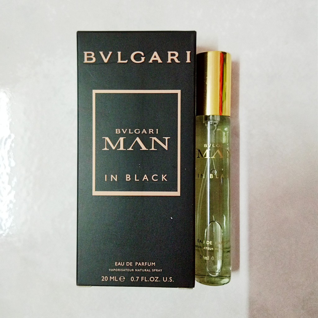 bvlgari eau de parfum man in black