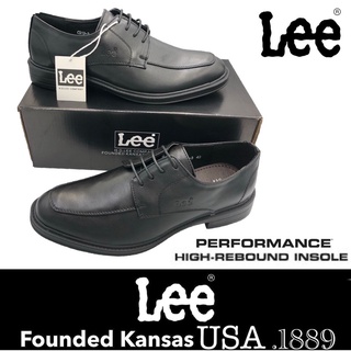 lee signature upper pu leather black formal office shoes kasut kulit hitam lee #6
