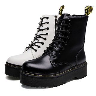 Image of Woman Martin Ankle Boots Platform Shoes Increase （Men's Models In Stock）