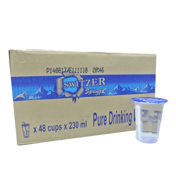 Switzer Cup Drinking Water 48 Cups X 230ml Shopee Singapore