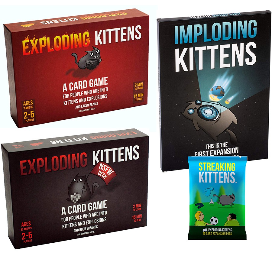 Exploding Kittens Barking Kittens Card Game FamilyFriendly Party Games