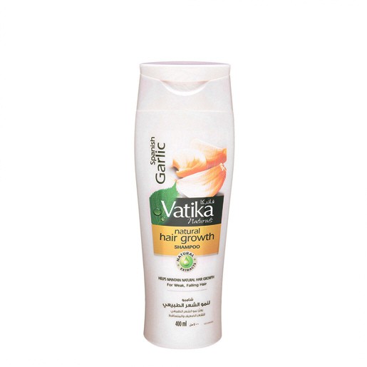 Dabur Vatika Naturals Spanish Garlic Natural Hair Growth Shampoo, 400ml