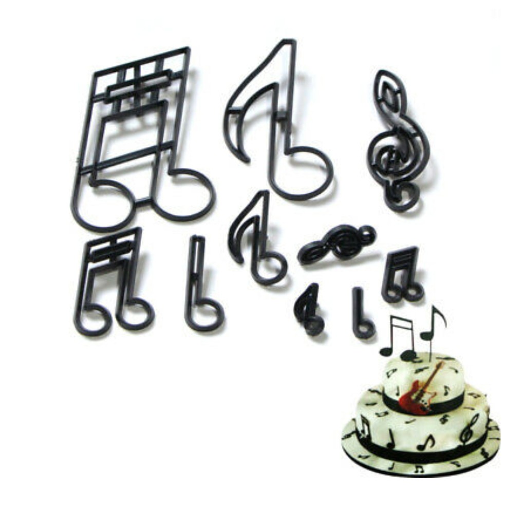 Extra large music notes fondant cookie cutter musical note mold treble