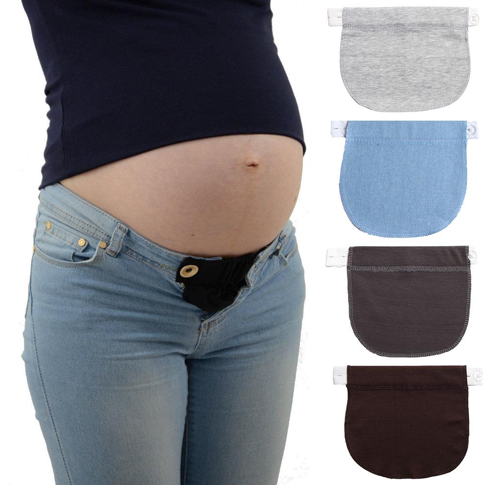 Pants Soft Belt Waist Pregnancy Waistband Jeans Maternity Extender Elastic