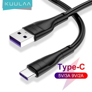 KUULAA 3A USB Type C Cable Fast Charging Cable for Android