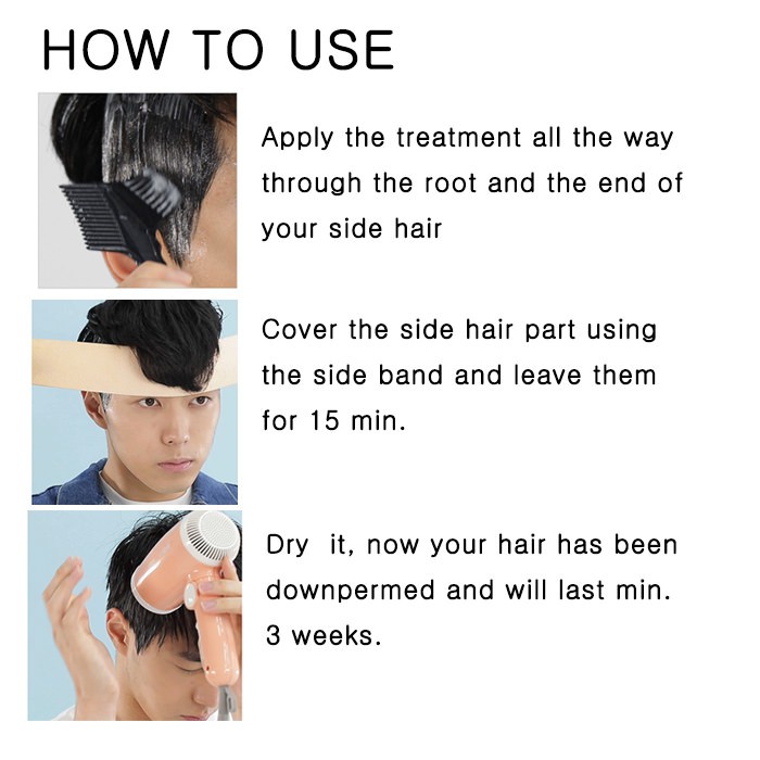 Grafen Korea Side Hair Easy Down Perm Men 100ml