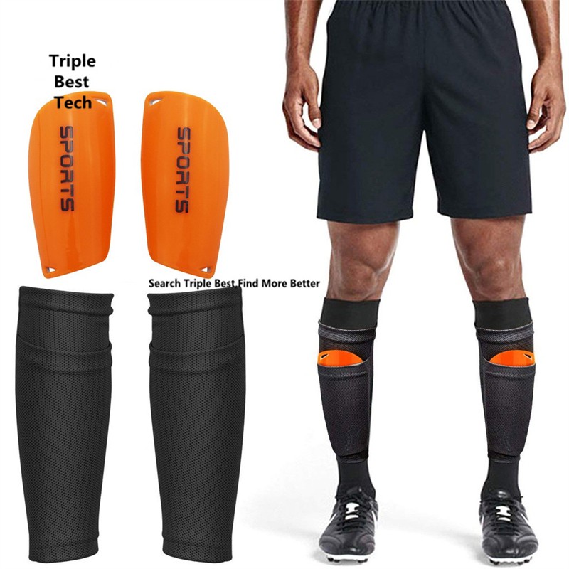 1 PC Football Shin Guard Protective Soccer Pad Holder Leg Sleeves Training Sport 
