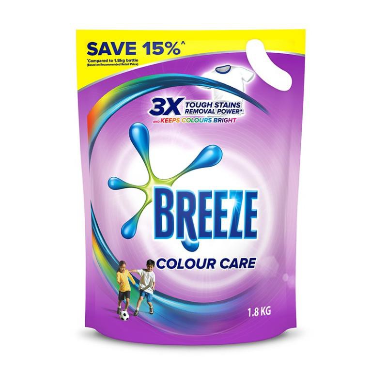 Breeze Colour Care Liquid Detergent Refill 1.8kg Shopee Singapore