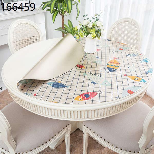 Round Tablecloth Pvc Waterproof And Oil, Round Table Pad