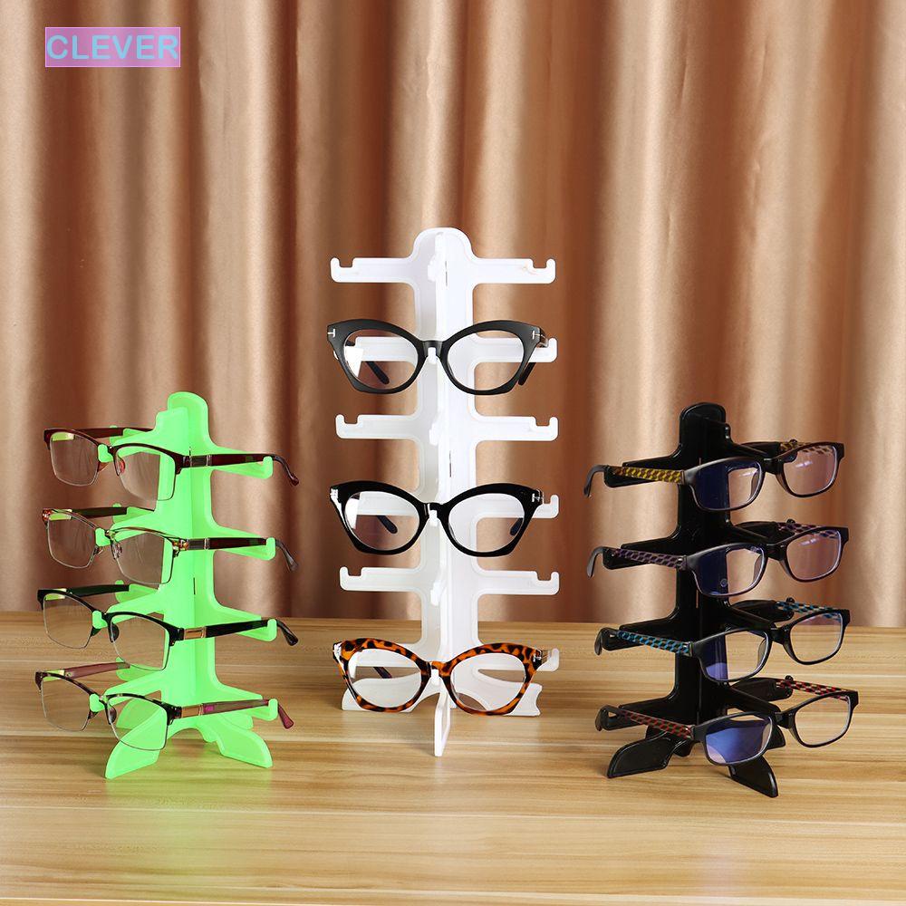 CLEVER Colorful Glasses Shelf Holder Counter Top Sunglasses Storage Rack Eyeglasses Display