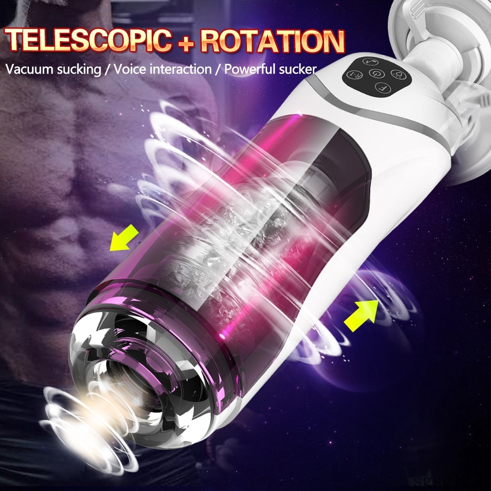 A Full Automatic Piston Telescopic Rotation Male Masturbator Cup Adult Sex Toys Real Vagina Sucking Vibrator Handsfree Shopee Singapore