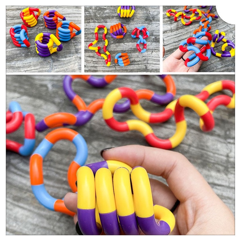Tangle Fidget String Toy Relax Anxiety Stress Twist Fiddle ADHD Sensory Aid Kids