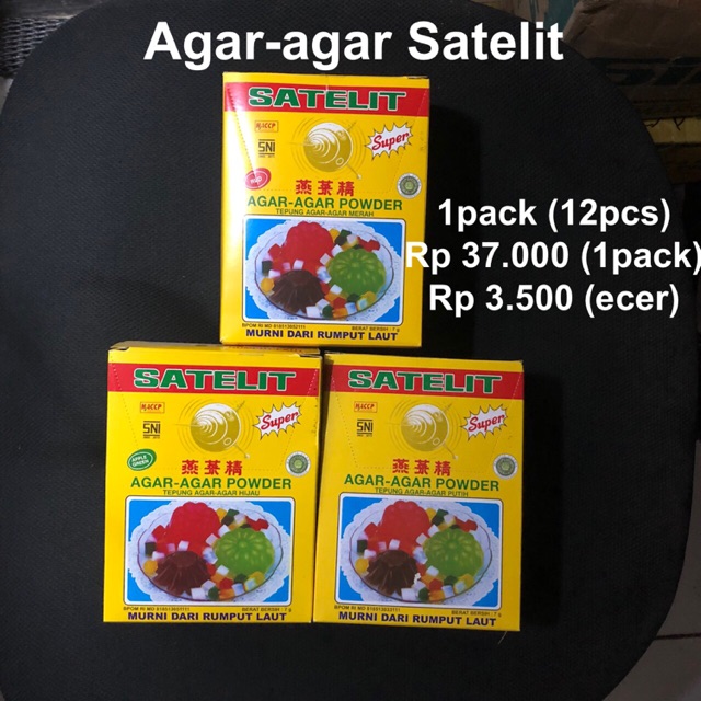 Satellite 10gram Agar Agar Powder Pudding Shopee Singapore