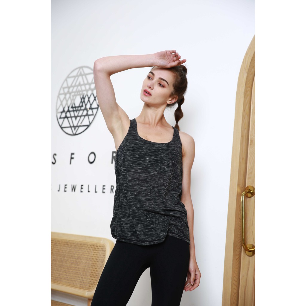 2021 Lululemon Free To Be Serene Tank 2-in-1 Tank Women Yoga Top Sportwear  | Shopee Singapore