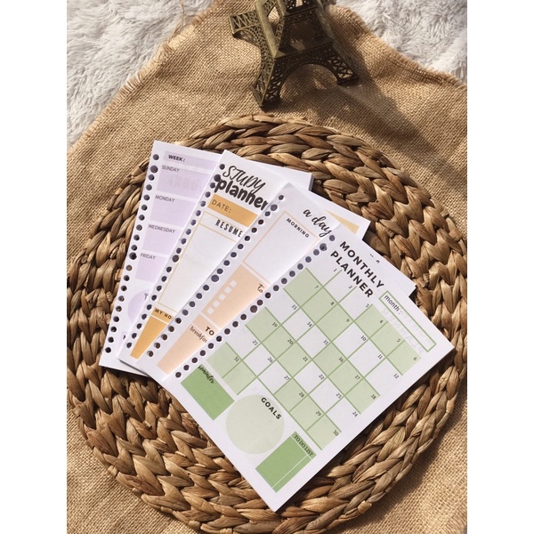 Weekly Planner / Daily Planner / Study Planner / Monthly Planner Loose