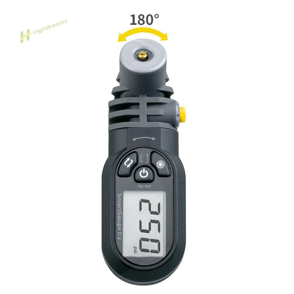 presta valve digital pressure gauge