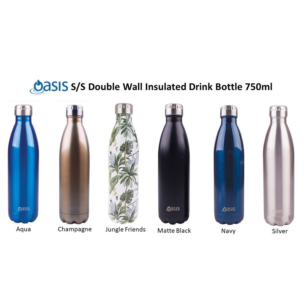 oasis stainless steel double wall insulated sports bottle