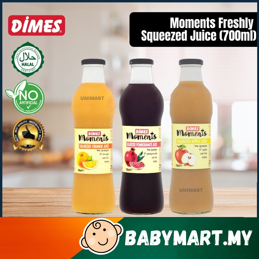 Dimes Moments Halal Apple Orange Pomegranate Pure Healthy Turkey Juices 700ml Jus Delima Epal Oren 鲜榨果汁 Shopee Singapore