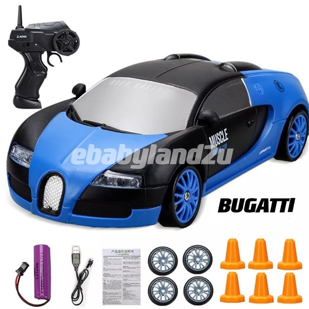 1:24 Kereta Kontrol Drift 4WD RC Car 