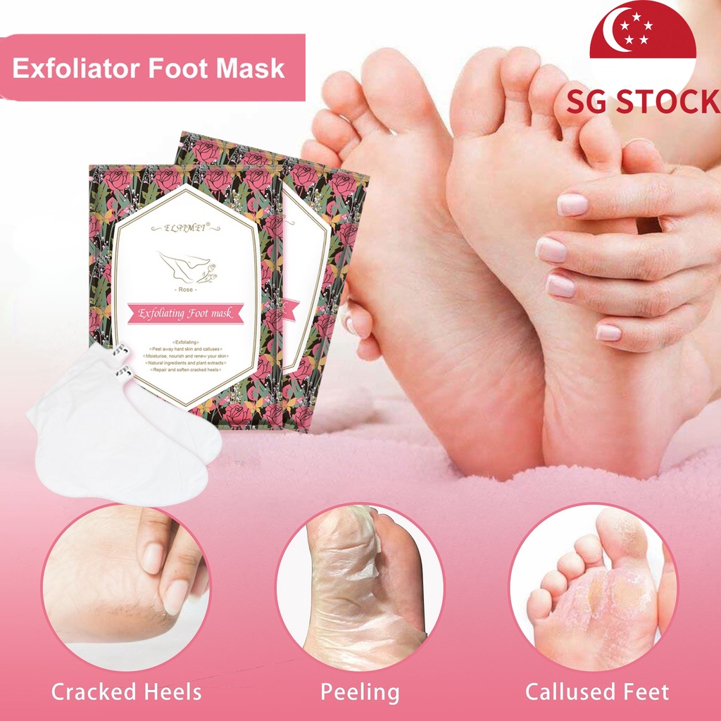 SG STOCK】Foot Mask Natural Fruit Exfoliating Foot Mask Dead Skin Peel Care  Foot Care | Shopee Singapore