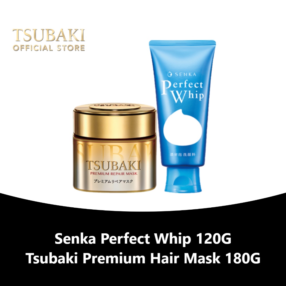 Senka & Tsubaki Best Seller (Senka Perfect Whip & Tsubaki Premium Hair ...