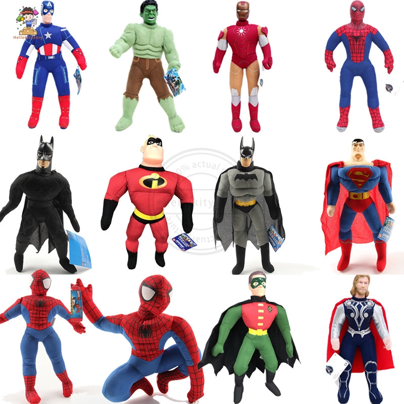 spiderman batman superman toys