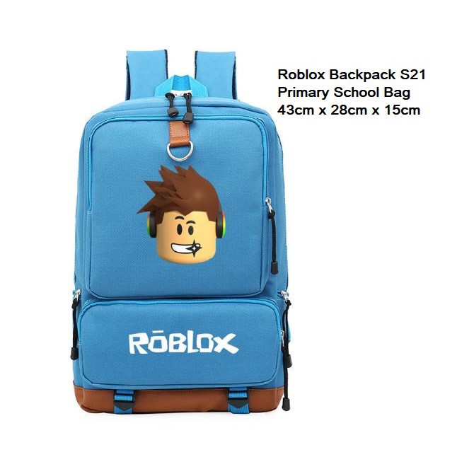Roblox Primary School Bag Roblox School Backpack Roblox Bag Shopee Singapore - in stock roblox backpack blue color only roblox primary school bag school backpack women s fashion bags wallets backpacks on carousell