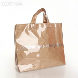 comme des garcons holiday emoji tote bag