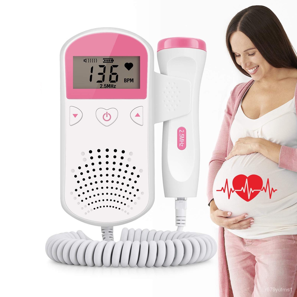 Alg Doppler Fetal, Heart Rate Monitor Pregnancy Baby Fetal Sound, Heart
