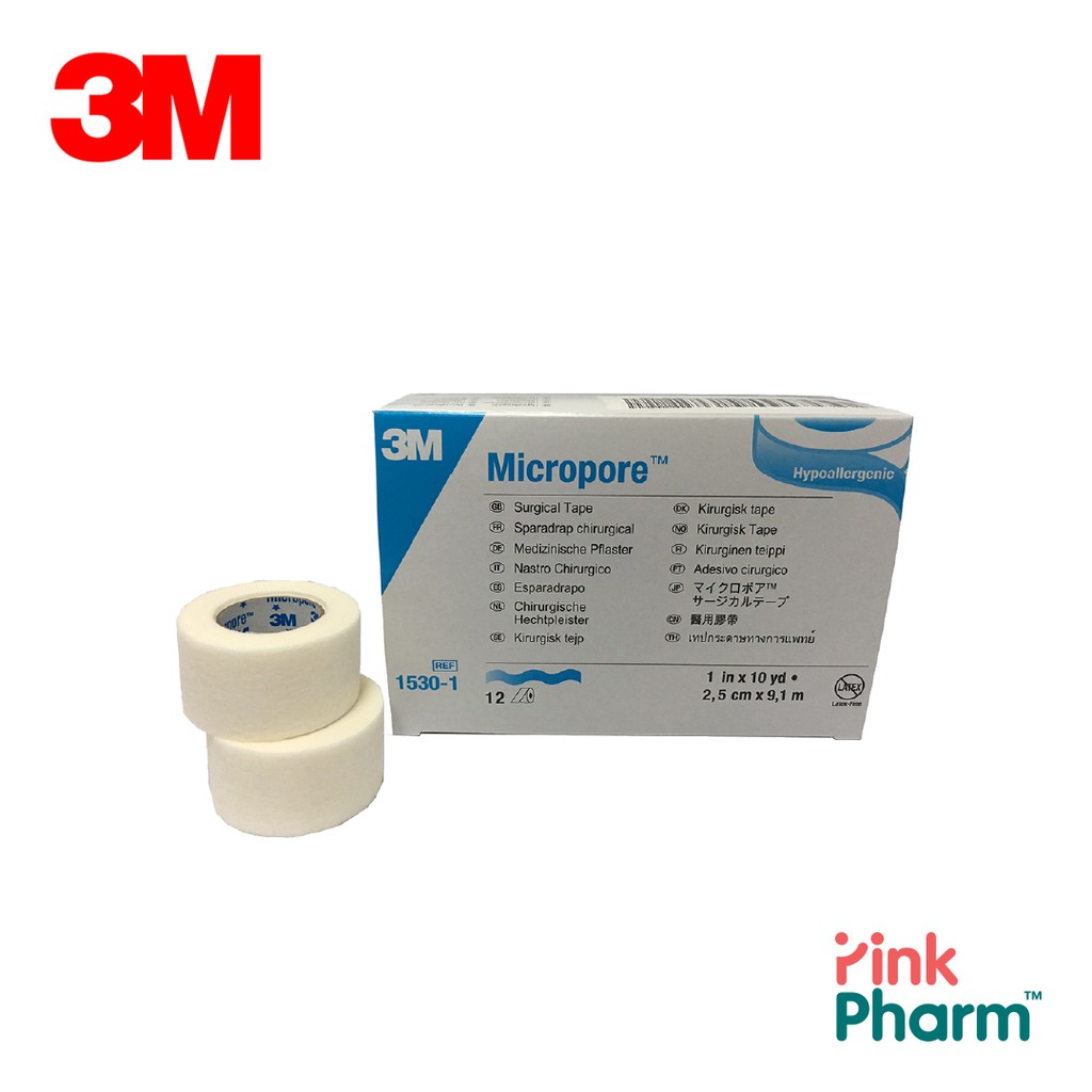 3M MICROPORE HYPOALLERGENIC TAPE 1INCH 15301 (Roll) Shopee Singapore