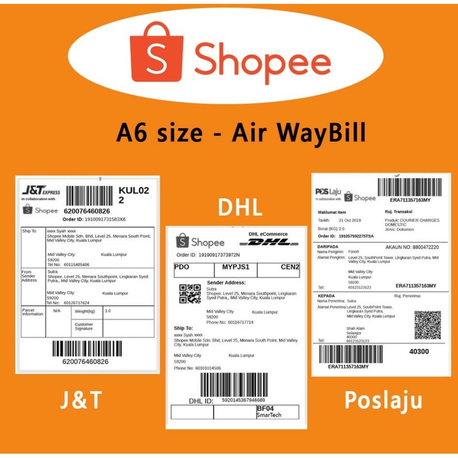 Stock In M Sia A6 Bluetooth Thermal Printer Xp 420b Shopee Airway Bill Waybill Barcode Shipping Label Consignment Note Shopee Singapore