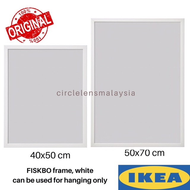 Ikea Fiskbo Large Frame Size Saiz Poster Picture Frame Shopee Singapore
