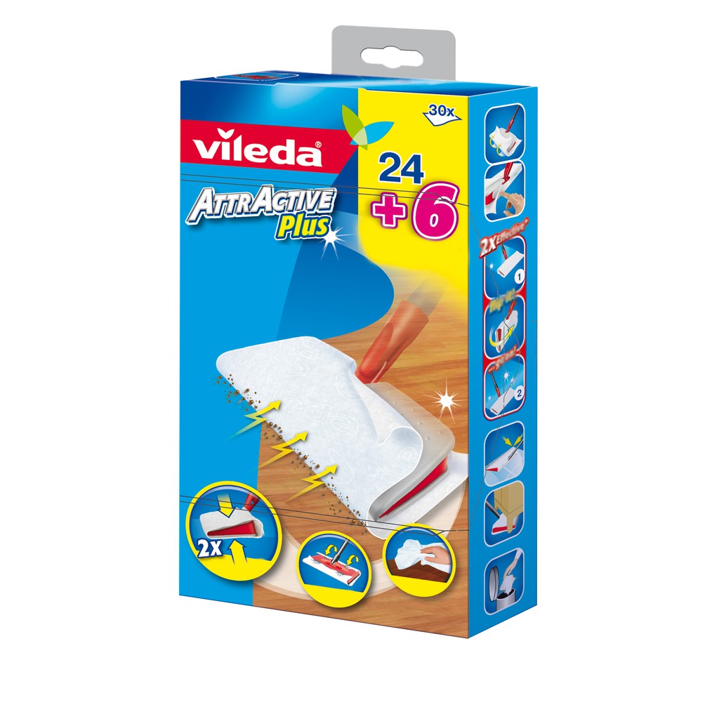 Vileda Attractive Plus Refill 30s (DRY) Shopee Singapore