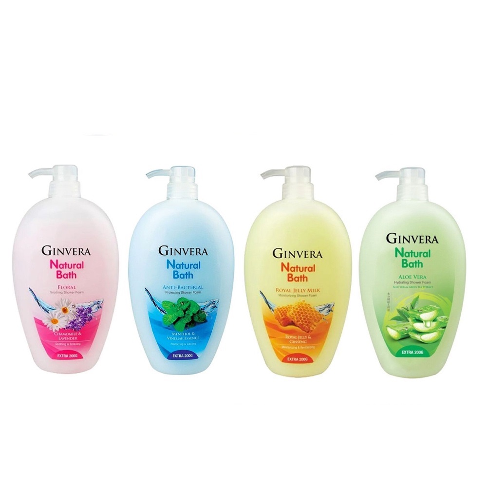 Ginvera Natural Bath Shower Foam 1000g Shopee Singapore