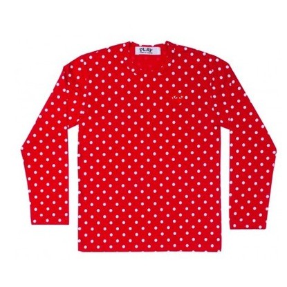 cdg polka dot shirt short sleeve