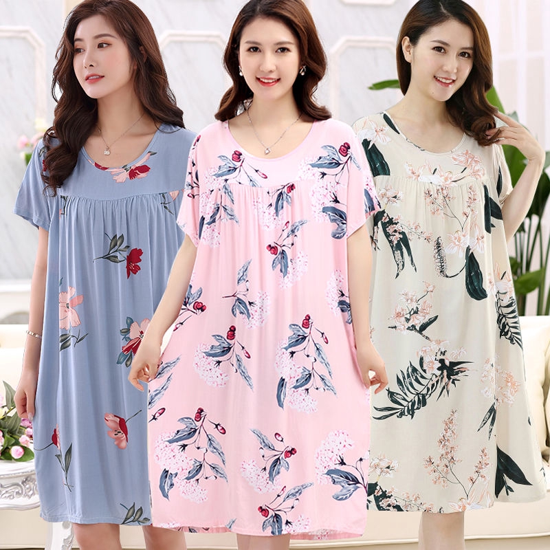 plus size womens cotton night gowns