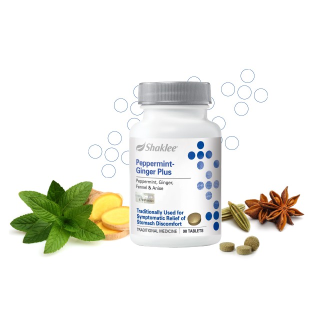 Shaklee Peppermint Ginger Plus 90 Tablets Shopee Singapore