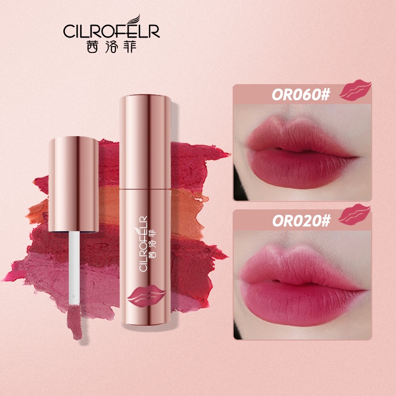 CILROFELR Matte Lip Gloss Smooth Texture Moisturizing Long-Lasting Makeup Velvet  Lipstick 6 Colors Lip Makeup | Shopee Singapore
