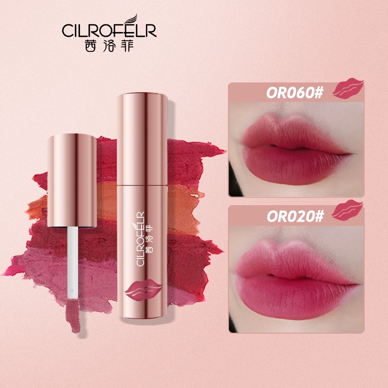 CILROFELR Matte Lip Gloss Smooth Texture Moisturizing Long-Lasting Makeup Velvet Lipstick 6 Colors Lip Makeup | Shopee Singapore CILROFELR Matte Lip Gloss Smooth Texture Moisturizing Long-Lasting Makeup Velvet Lipstick 6 Colors Lip Makeup | Shopee Singapore