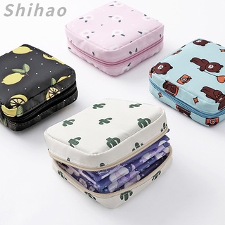 Image of 1pcs Portable Sanitary Pads Bag Large Napkin Storage Pouch Coin Purse