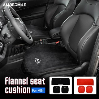 Flannel for MINI Cooper S JCW Countryman R55 R50 R53 R60 F54 F56 Interior Car Seat Cover Seat Cushion Protector Pad Carseat