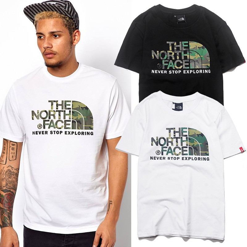 north face t shirt men's never stop exploring