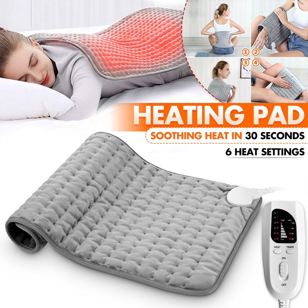 Electric Heating Pad 6 Heat Settings Large Pads For Back Pain Machine