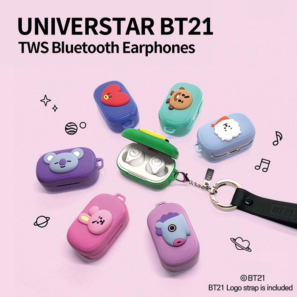 bts phone and earbuds