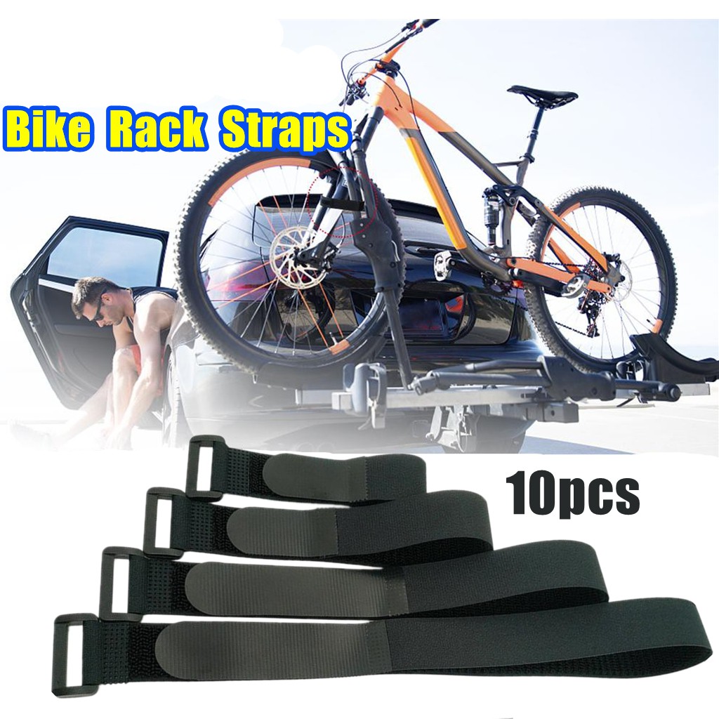 4 Pieces Adjustable Bike Rack Strap Replacement Bicycle Wheel Stabilizer Straps with Gel Grip for Bike Rack Accessories 