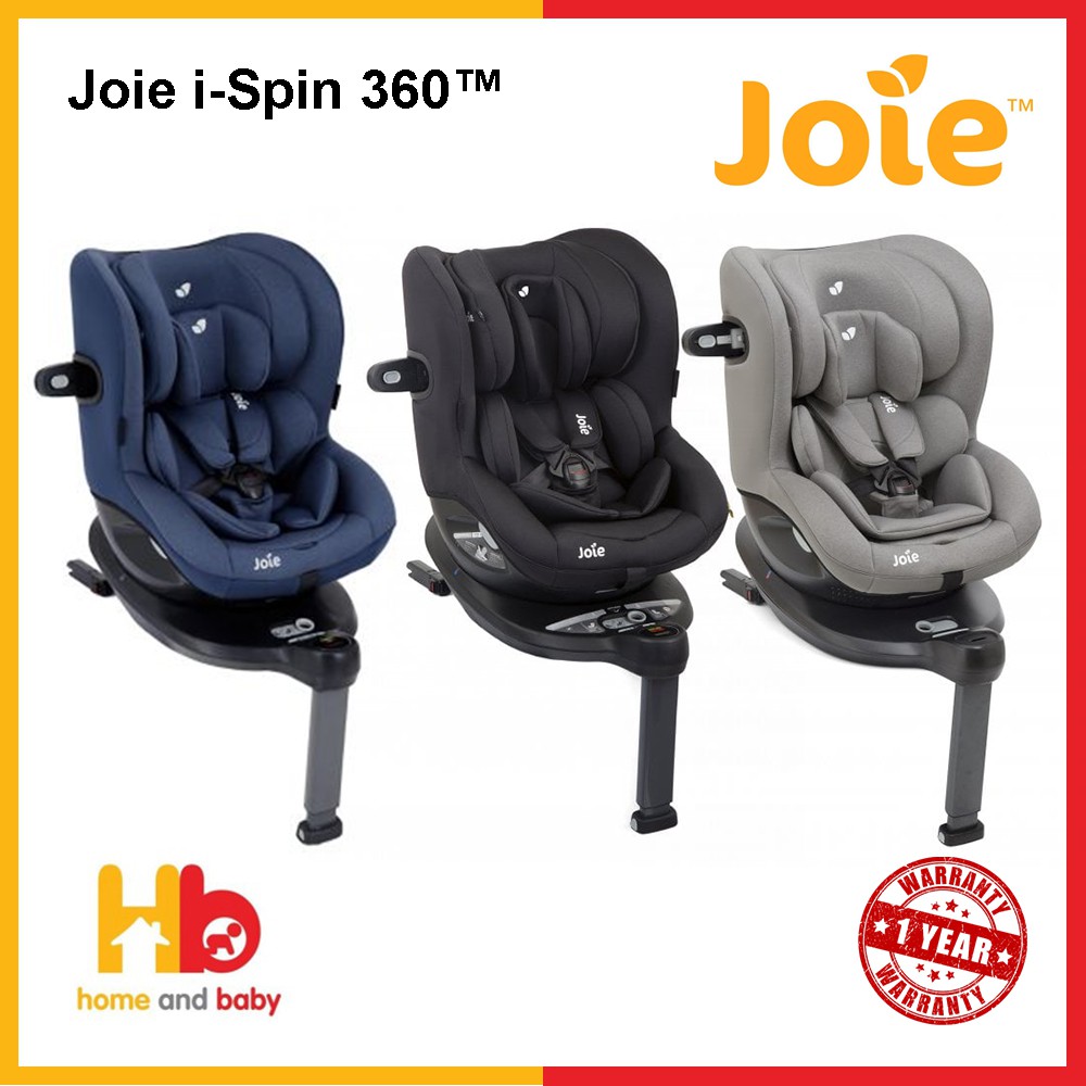 joie 360 spin grey