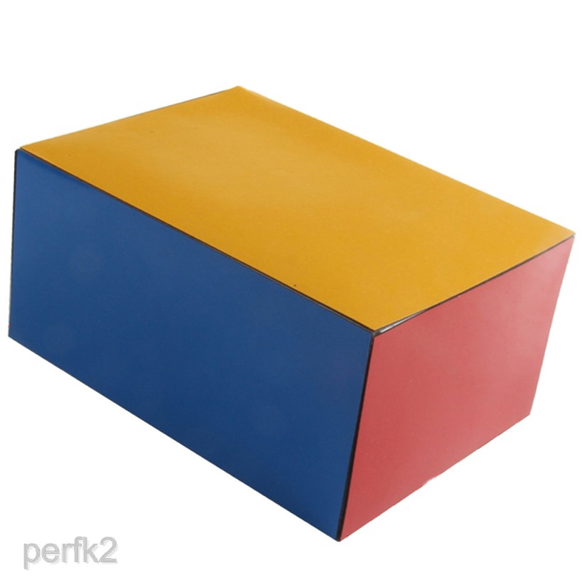 Math Learning Material Cube Cuboid Model Geometry Set School Supplies Yellow
